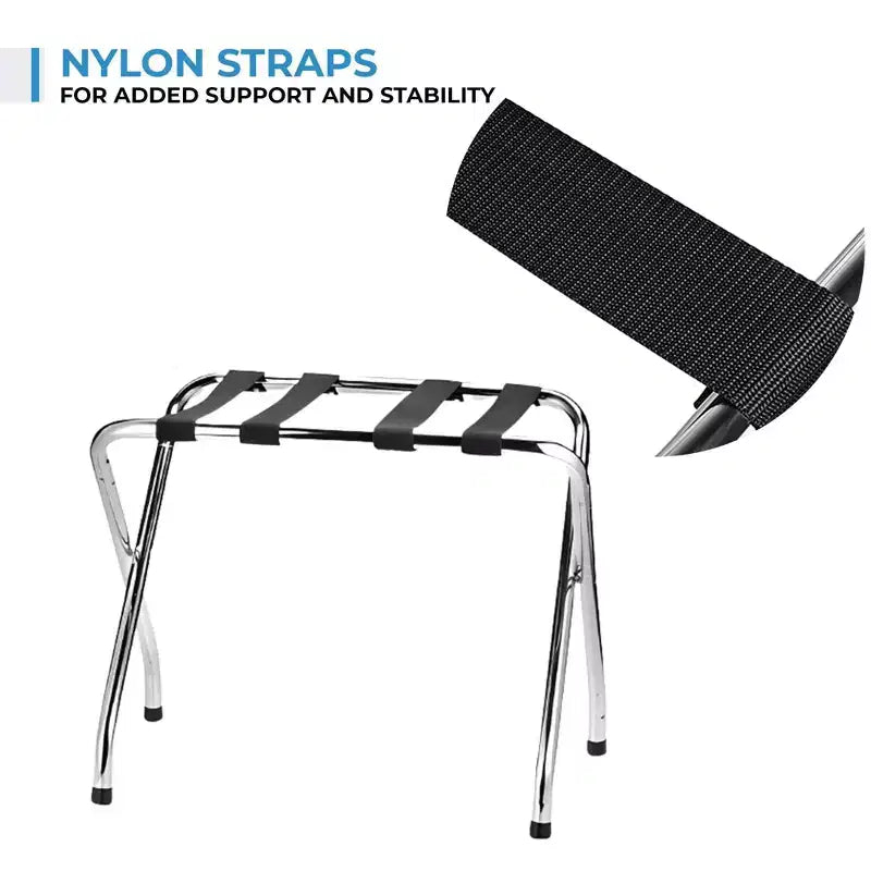 Chrome Luggage Rack - KD DIY Foldable