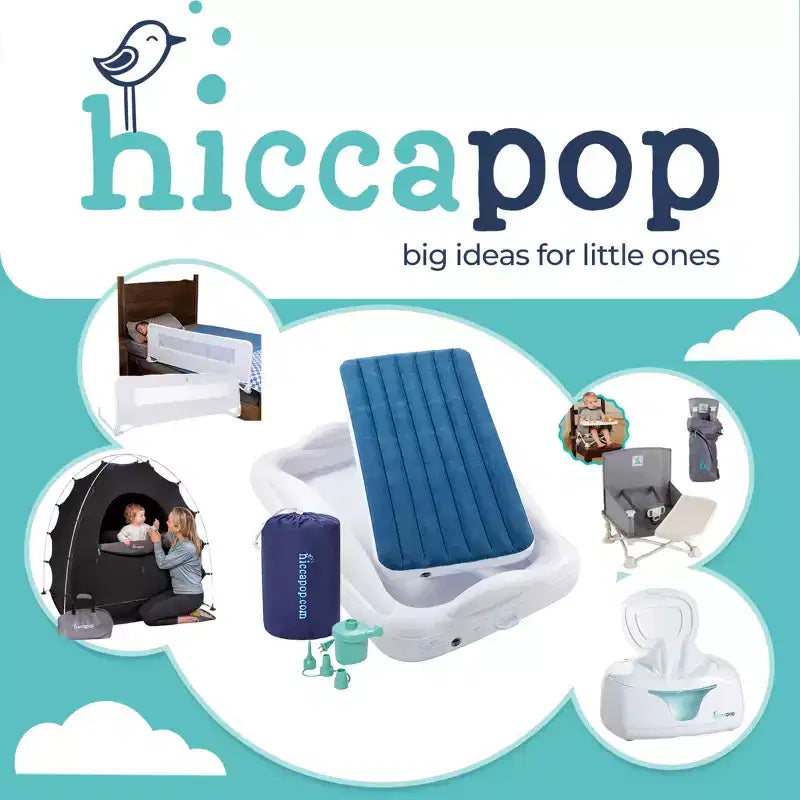 Inflatable Toddler Travel Bed - Gray
