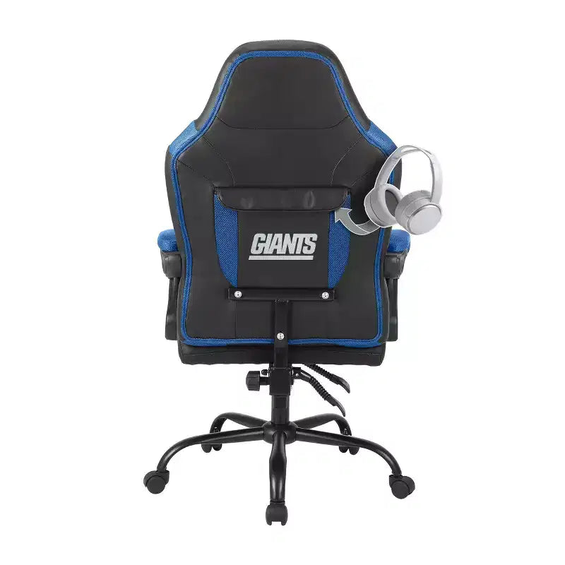 Oversized Swivel Office Chair with Team Logo - New York Giants