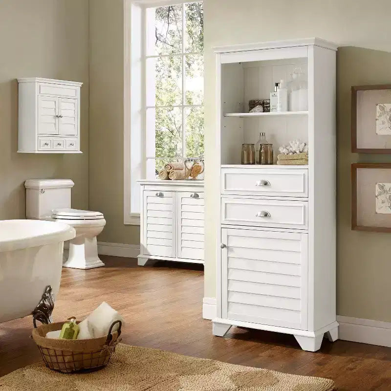 Lydia Wall Cabinet with Mirror - Warm White