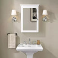 Lydia Wall Cabinet with Mirror - Warm White