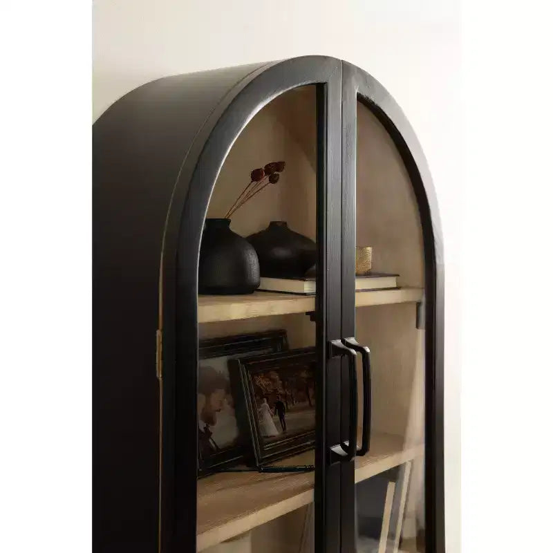 21"x30" Arch Wall Cabinet - Black