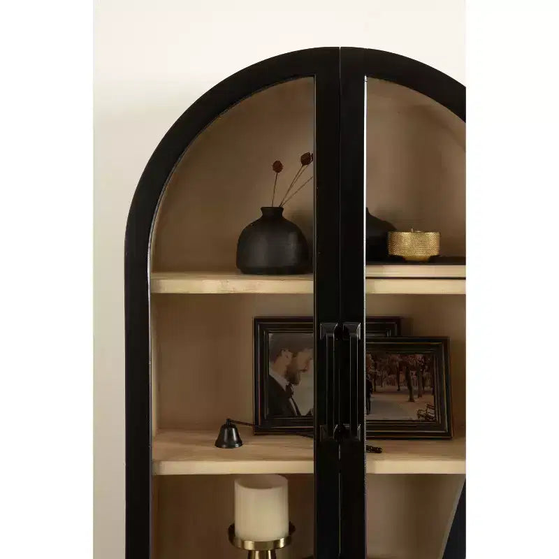 21"x30" Arch Wall Cabinet - Black