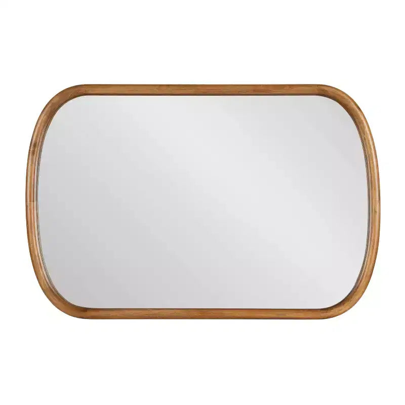 Talma 24"x36" Capsule Wall Mirror - Rustic Brown