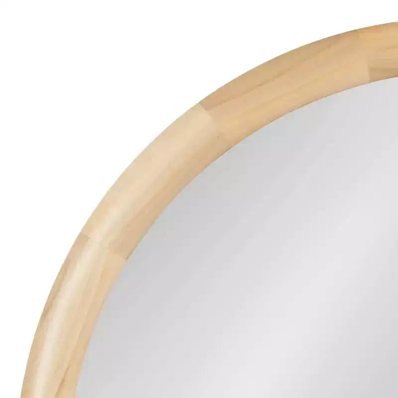 Dessa 32"x32" Round Wall Mirror - Natural