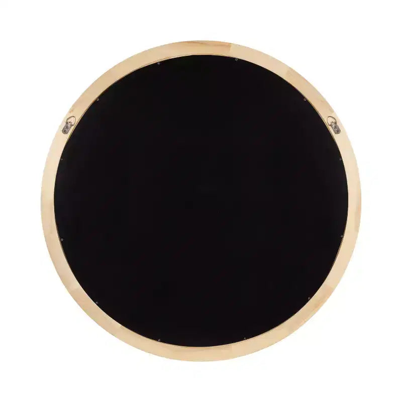 Dessa 32"x32" Round Wall Mirror - Natural