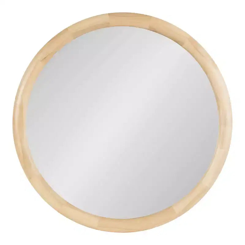 Dessa 32"x32" Round Wall Mirror - Natural