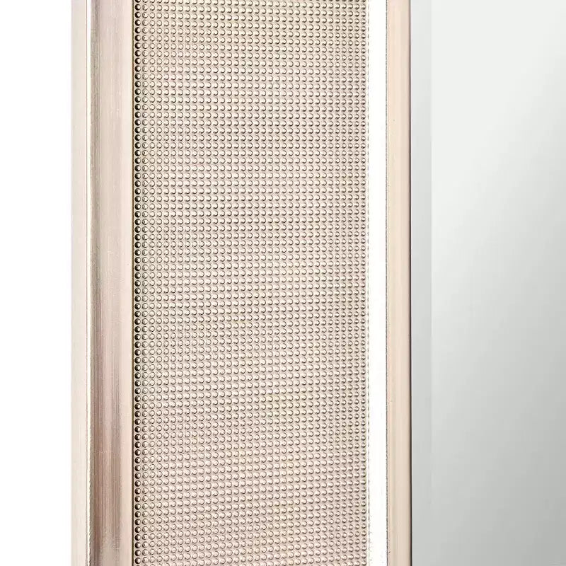 12"x24" Brushed Nickel Bathroom Wall Mirror