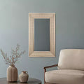 12"x24" Brushed Nickel Bathroom Wall Mirror