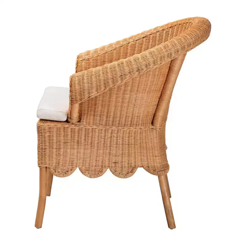Tamara Natural Rattan Dining Chair - Honey
