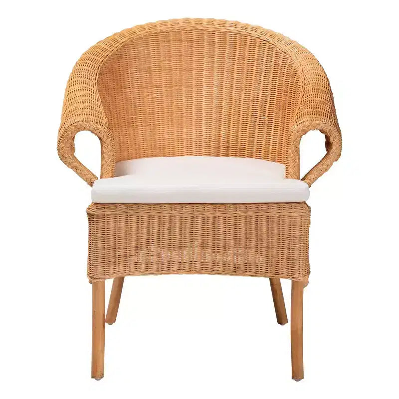 Tamara Natural Rattan Dining Chair - Honey