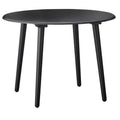 Florence Farmhouse 42" Round Table Black