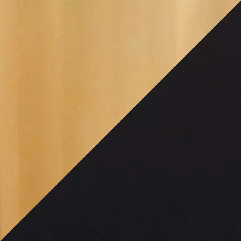 MDF Dining Table - Gold/Black