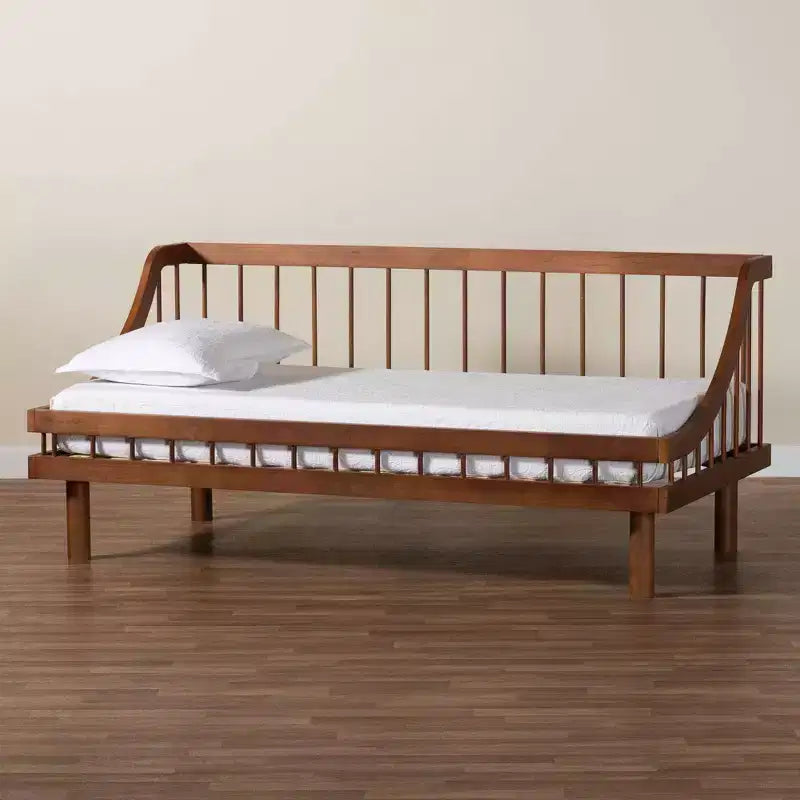 Helio Wood Twin Daybed - Walnut Brown