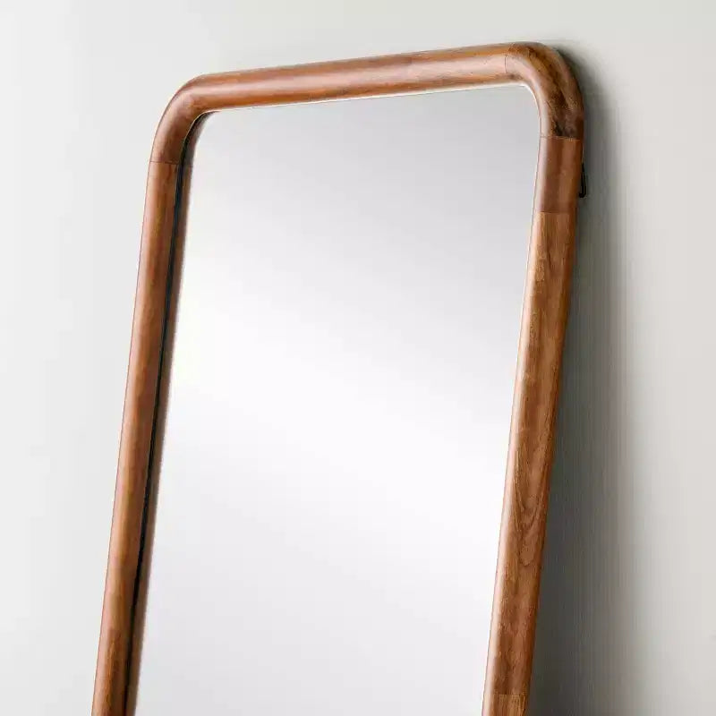 72"x24" Wood Floor Mirror with Brass Feet - Hearth & Hand™ with Magnolia