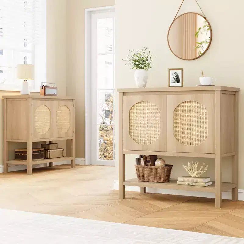Coffee Bar Cabinet, Storage Cabinet with 2 Doors, Buffet Cabinet with Storage, Buffet Sideboard Cabinet for Kitchen, Dining Room, Living Room