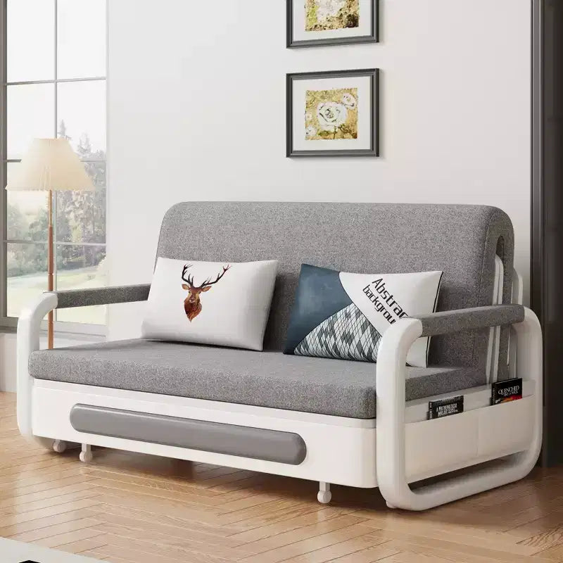 Farmhouse 59.84" Sleeper Sofa Convertible with Storage Base