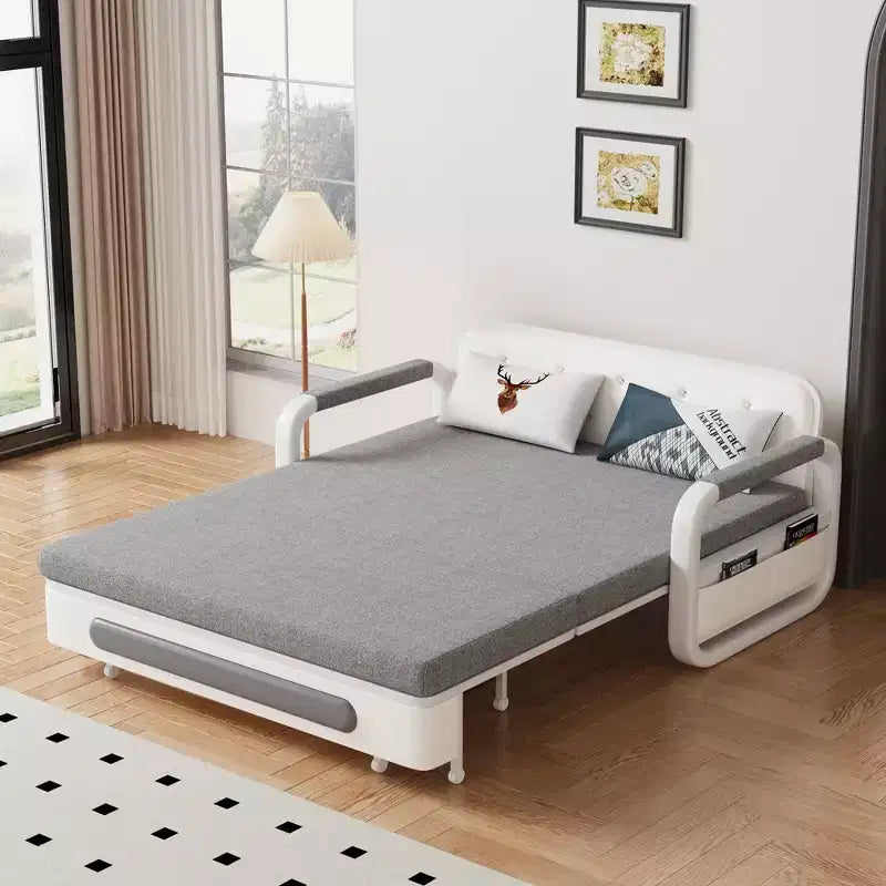 Farmhouse 59.84" Sleeper Sofa Convertible with Storage Base