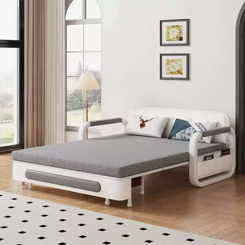 Farmhouse 59.84" Sleeper Sofa Convertible with Storage Base