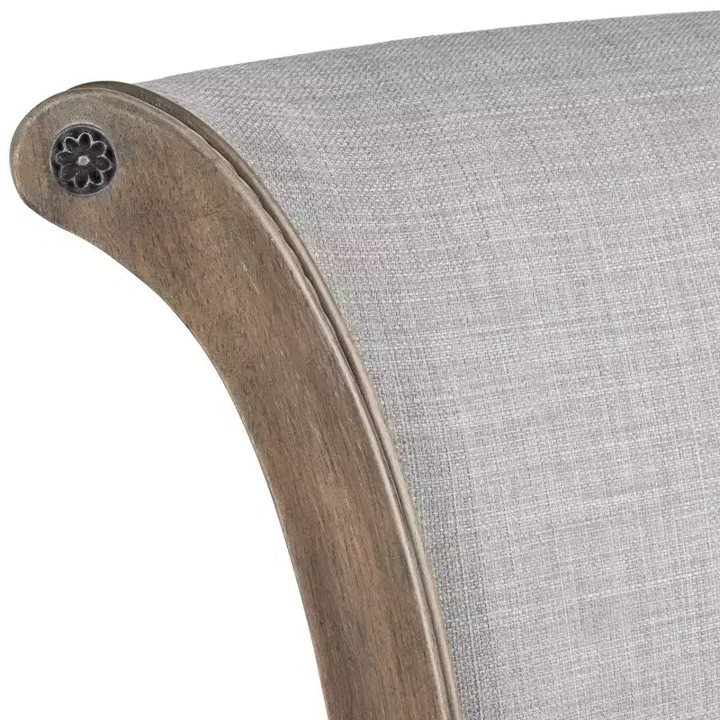 55 Downing Street Oliver 26 High Ash Gray and Oak Traditional Swivel Counter Stool