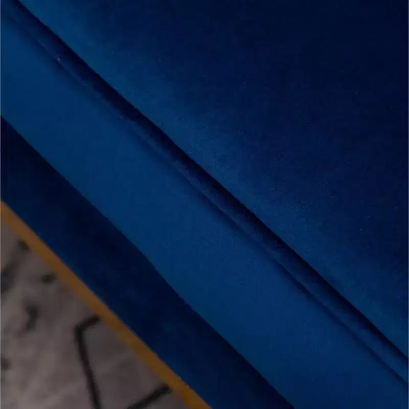 Lenola Contemporary Upholstered Accent Arm Chair - Blue