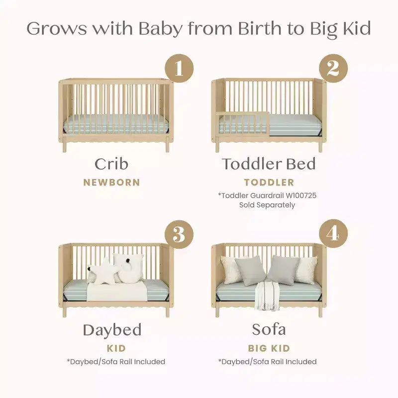 William 4-in-1 Convertible Crib - Greenguard Gold Certified