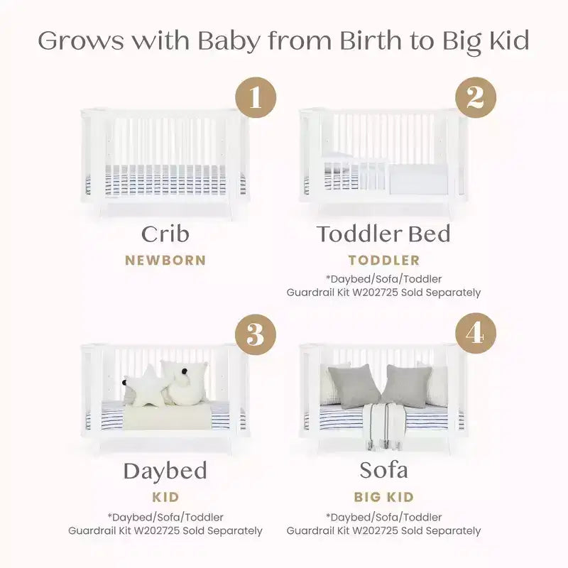 Noah 4-in-1 Convertible Crib - Greenguard Gold Certified