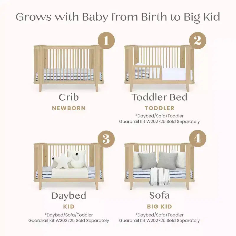 Noah 4-in-1 Convertible Crib - Greenguard Gold Certified