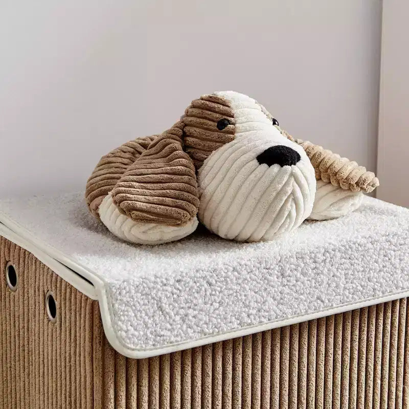 Collapsible Corduroy Kids Laundry Hamper & Toy Storage