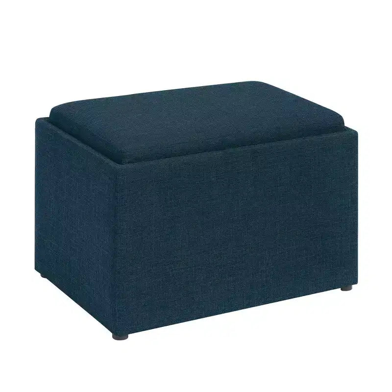 Breighton Home Designs4Comfort Accent Storage Ottoman with Reversible Tray