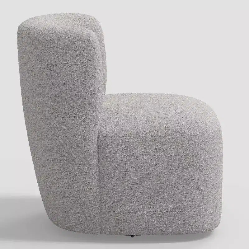 Neko Linen-Blend Swivel Accent Chair