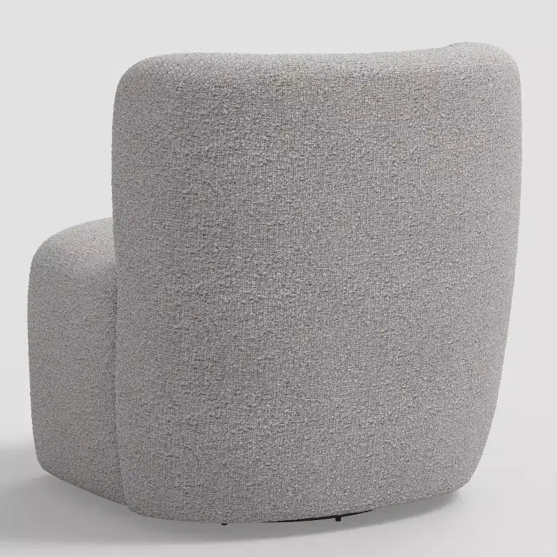 Neko Linen-Blend Swivel Accent Chair