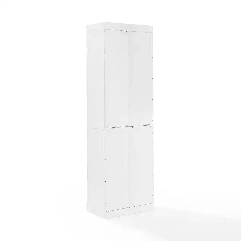 Stanton 78" Glass Door Kitchen Storage Pantry Cabinet