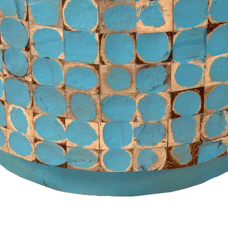 New Hampton 25.78" Round End Table - Coconut Shell