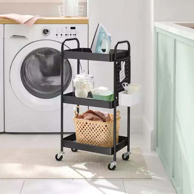 3 Tier Pegboard Cart - Brightroom