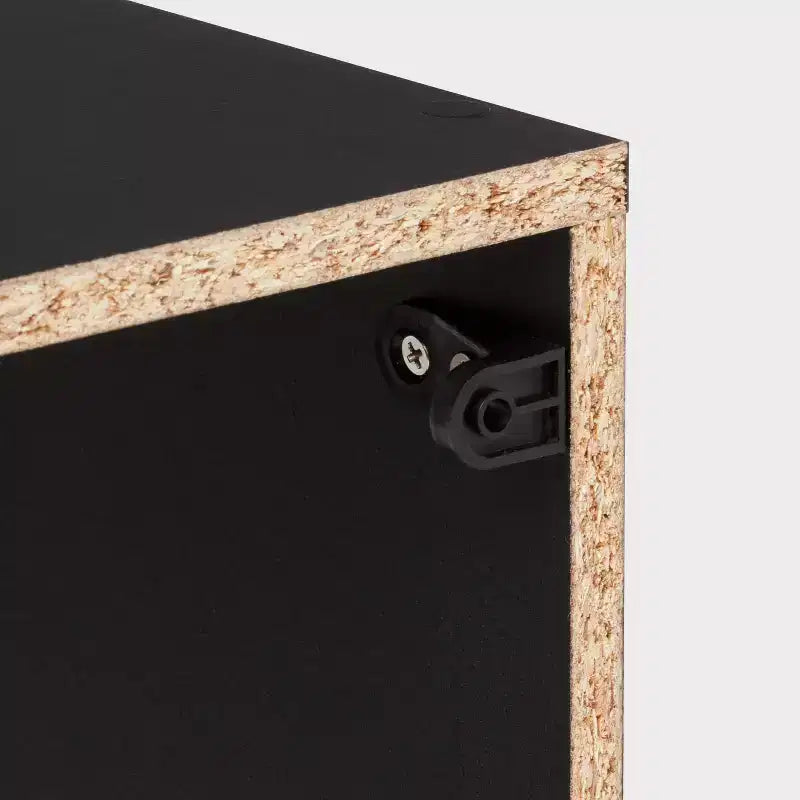 11 Cube Book Shelf Black - Brightroom